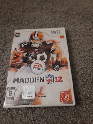 Madden NFL 12 Nintendo Wii Game WITH MANUAL TESTED & WORKING ...