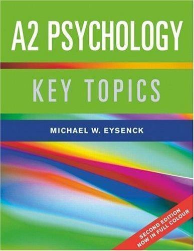A2 Psychology by Michael W. Eysenck (2006, Uk-B Format Paperback) for ...