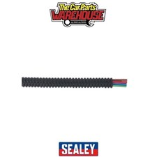 Sealey CTS07200 Split Convoluted Cable Sleeving Split 7-10mm 200m