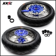 KKE 17'' For YAMAHA WR250F 2020-2025 WR450F 2019-2025 Supermoto Wheels CST Tyre