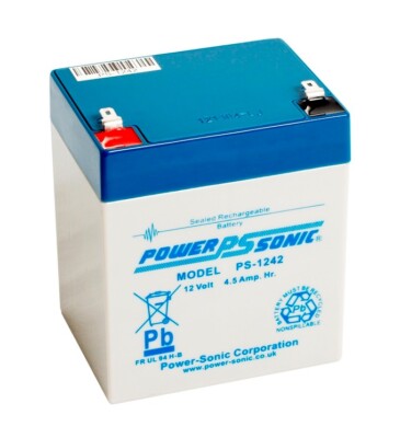  PS-1242 Power-Sonic 12V 4,5Ah 12 Volt PS1242 12V Akku Bleiakku