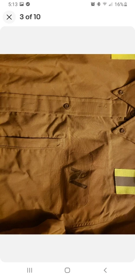 Workrite -2564BR Tostado/Marrón Talla FR HI VIS Cat 1 Camisas de Trabajo Usadas 4XL Mujer Foto 2 de 4