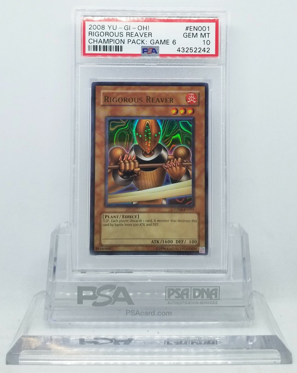 YUGIOH CP06-EN001 RIGOROUS REAVER ULTRA RARE HOLO FOIL PSA 10 GEM