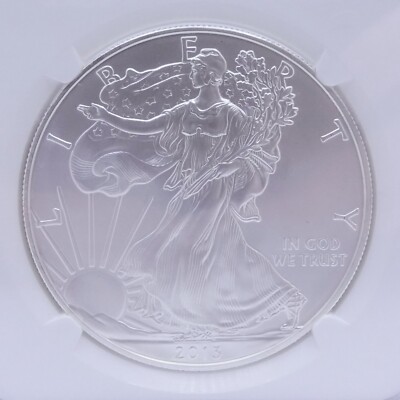 2013 American Eagle Silver $1 Dollar Coin First Releases - NGC MS