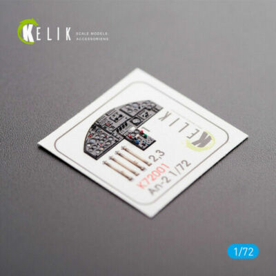 1/72 Kelik K72001 AN-2 Colt interior 3D decals for Trumpeter kit