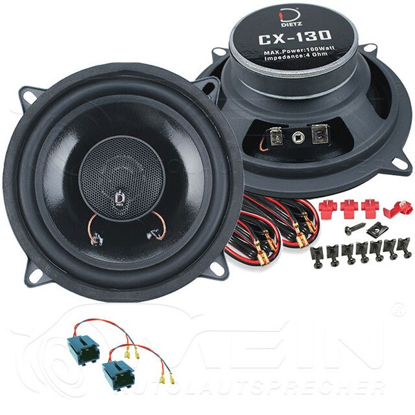 Dietz Auto Lautsprecher FüR Peugeot 106 1991-2003 Front Vorn 2-Wege 100W #BDU6-image