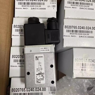 1pcs IMI Herion Solenoid Valve 8020765.0240.024.00 G1/4'