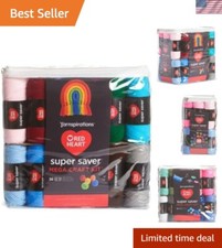 Versatile Acrylic Yarn Mega Pack - Ideal for Knitting, Crocheting  More