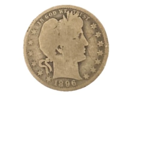 1896-O Barber Quarter, New Orleans Mint Issue