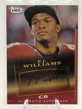 2015 Sage Hit - P.J. Williams Signature Red #A27 (AU, RC)  Florida State, Saints