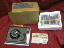 Nutone Bathroom Ventilator KIT 8832-8833 exhuast vent fan,motor,chrome grill NOS