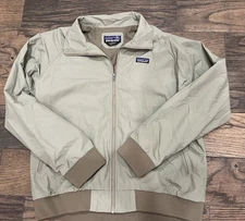 Patagonia Baggies Jacket Men’s XL Outdoor Windbreaker Lightweight Tan