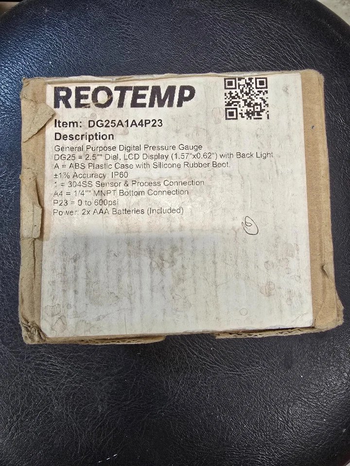 Reotemp DG25 600 psi Dgital Gauge - Image 3 of 4