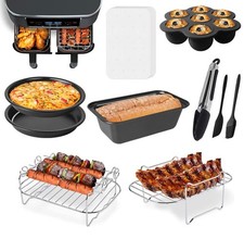 Dual Basket Air Fryer Accessories, Fit for Ninja Dual Air Fryer DZ201,DZ401