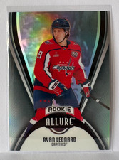 2025-26 Upper Deck Allure Ryan Leonard Black Rainbow Parallel Rookie Card
