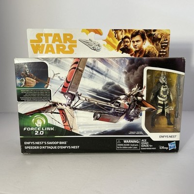 HASBRO STAR WARS FORCE LINK 2.0 ENFYS NEST SWOOP BIKE ACTION FIGURE NEW IN BOX