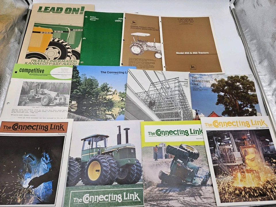 Vintage John Deere Tractor  Agriculture Brochure Pamphlets Ads Advertising Lot - Image 2 of 4