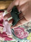 Green Stone Hand-Carved Fish Figurine Small Mini Carved Sculpture Figurine — photo 2