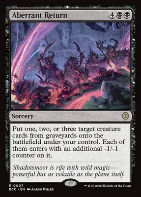*MtG: ABERRANT RETURN - Commander Lorwyn Eclipsed Rare - magicman-europe*