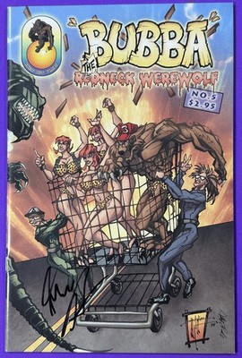BUBBA THE REDNECK WEREWOLF #5 (CREATURE 2005) SIGNED MITCH HYMAN NM