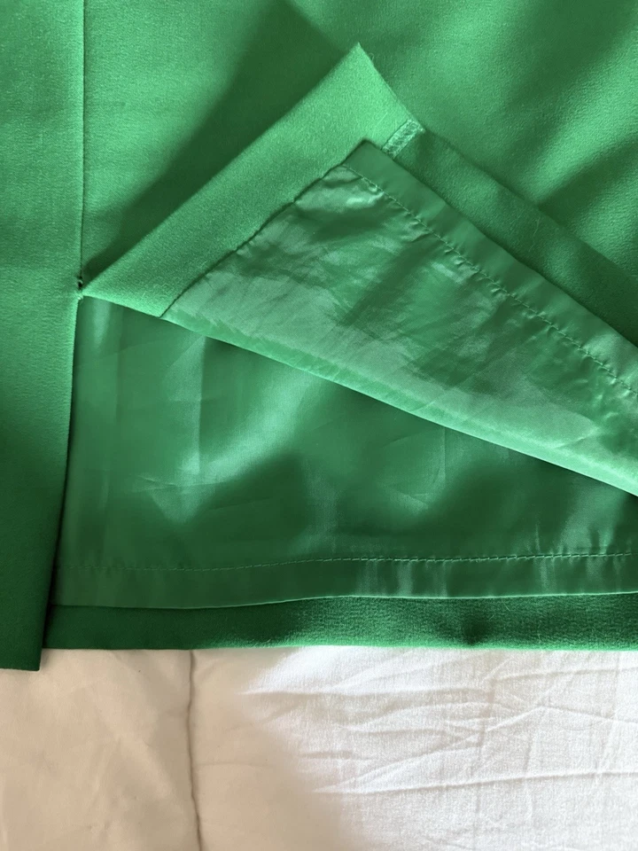 Falda lápiz forrada verde Ellen Tracy, talla 12 Foto 4 de 4