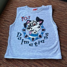 Vintage Disney 101 Dalmatians Tank Top Size 4 Toddler Rare