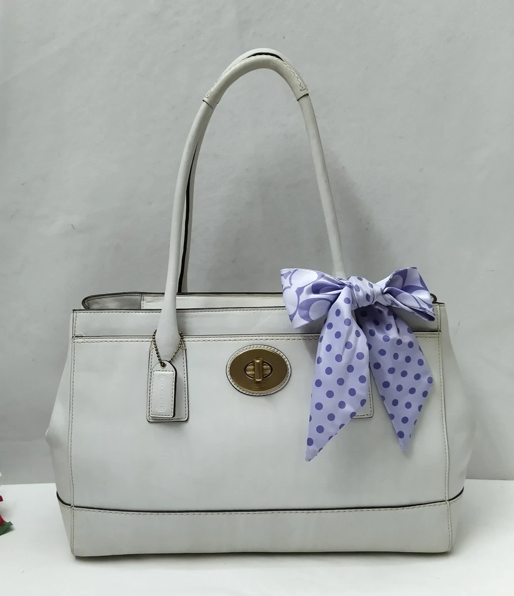 Coach Hampton Turn Lock Satchel/Top Handle Bag Handbags & Bags for