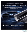 SONNENKEIL BLENDSCHUTZSTREIFEN TÖNUNGSFOLIE FRONTSCHEIBE 300 x 20 cm SCHWARZ NEU