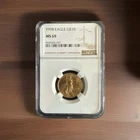 ⭐️1998 $10 American Eagle 1/4 oz Gold Coin NGC MS 69⭐️