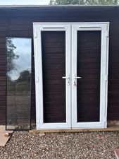Upvc French Doors Patio White Exterior Double Glazed Exterior Double Glazed