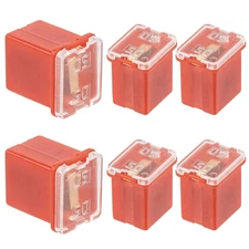 50A Square Auto Fuses 50 AMP Low Profile Box Shaped Automotive Fuse for Suvs