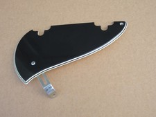 1960s Univox Black Guitar Pickguard W Bracket Semi Hollow Archtop Teisco Imperia