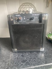 ION House Party Karaoke Machine Bluetooth Speaker Disco Lights