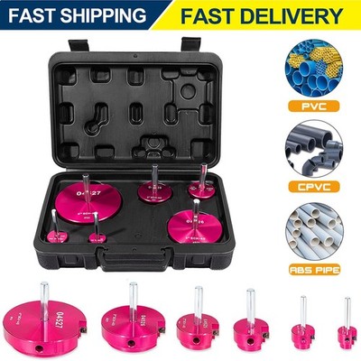 PVC Pipe Reamer Plastic PVC Pipe Fitting Saver Kit 1/2'' Drills PVC Socket Saver