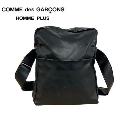 COMME des GARCONS HOMME PLUS Shoulder Bag PTK203 Black Used in 