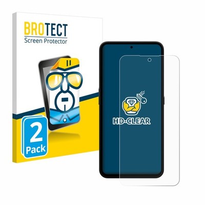 2x Display Schutz Folie für Nothing CMF Phone 1 Zubehör Transparent