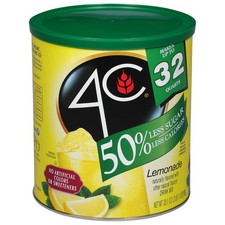 Reduced Sugar Powdered Drink Mix Canisters, I...