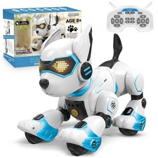 okk Robot Dog for Kids, Remote Control Dog and Touch Voice Interactive, Progr...