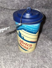 Dutch Bros Coffee 2018 taza de vacaciones adorno Navidad tema esquí edición limitada