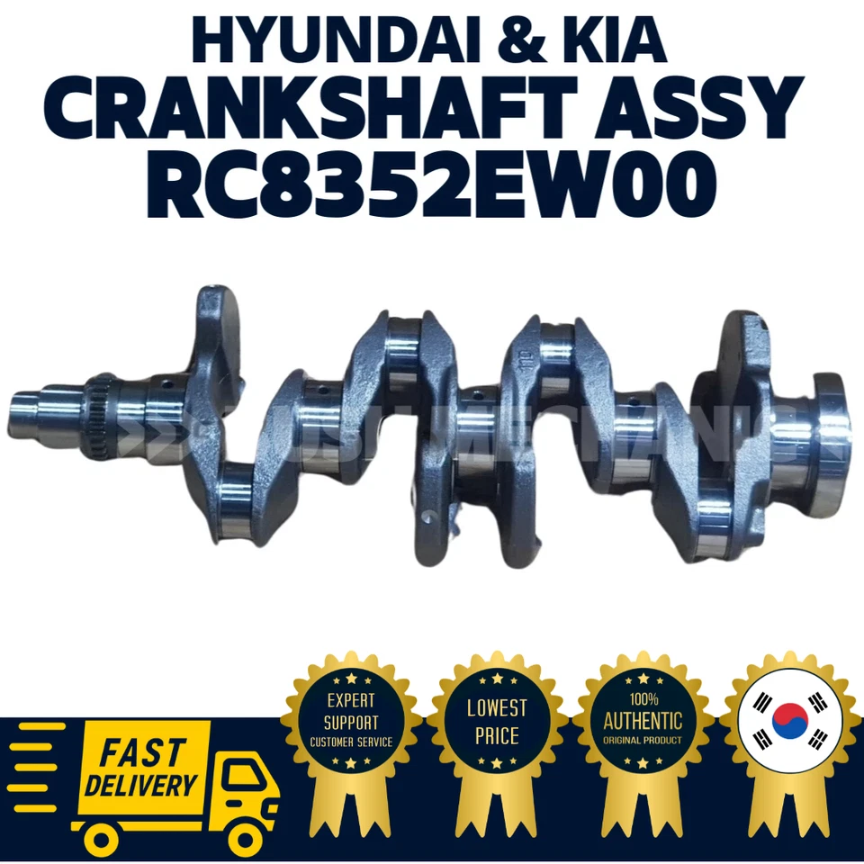 GENUINE OEM Hyundai Kia Crankshaft Assy RC8352EW00 Sorento 2015-2018 - Image 1 of 1