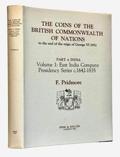 Pridmore: Monedas de la Mancomunidad Británica de Naciones. Parte 4. India. Vol 1