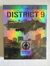 District 9 Blu-Ray  Brand New Sealed  2009 Neill Blomkamp Holographic