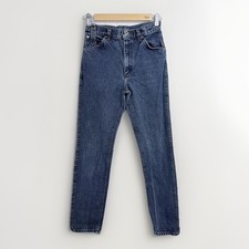 Vintage 80s 90s Lee USA Made Mom Jeans 28x32 High Rise Tapered Denim Union Made