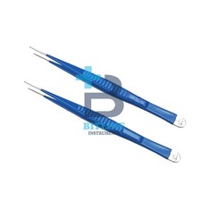 DeBakey Tissue Forceps Set of 2 Pcs 20  24cm With 2mm Tip Insulated Instruments