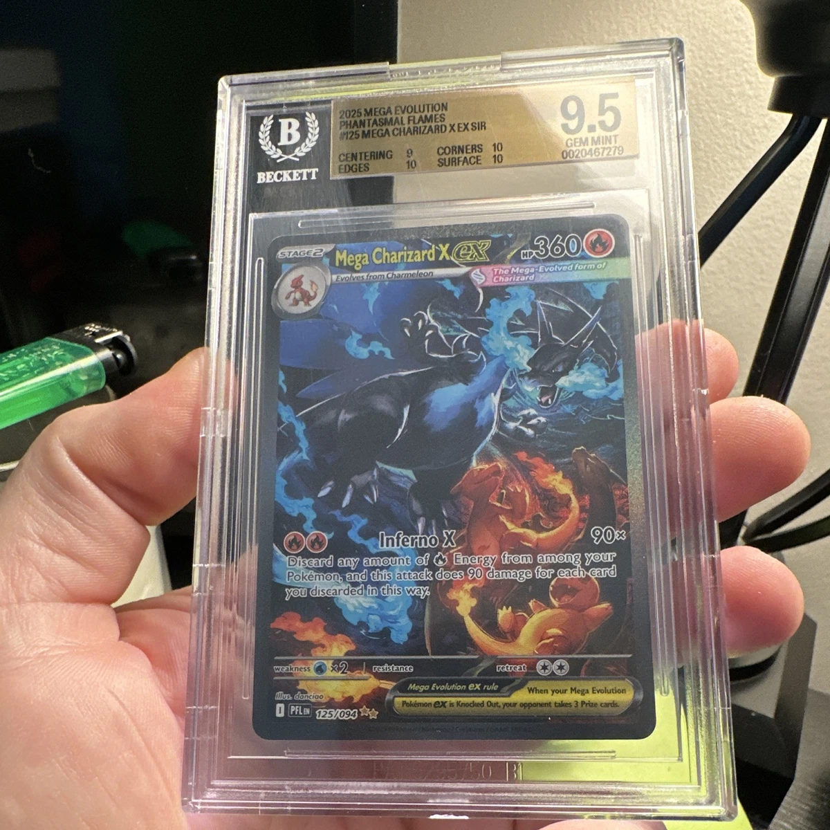 Pokémon TCG Grade 9.5 English Collectible Individual Card Games