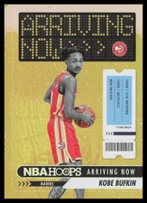 2023-24 Hoops Winter #23 Kobe Bufkin Atlanta Hawks Arriving Now Holo Basketball