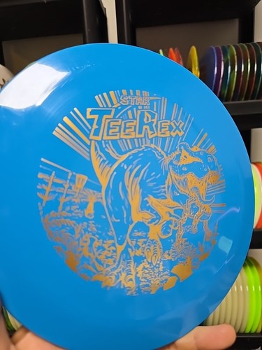 Innova Discs Star TeeRex Blue 173-175g Stamp Artist Series OOP Disc Golf Driver - Picture 4 of 5