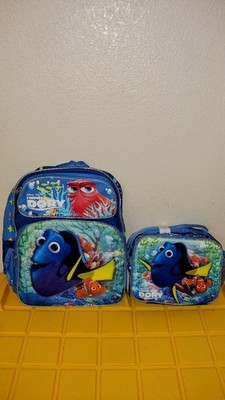 FINDING DORY BACKPACK DISNEY PIXAR NEMO FINDING DORY LUNCH BOX NEW X2 