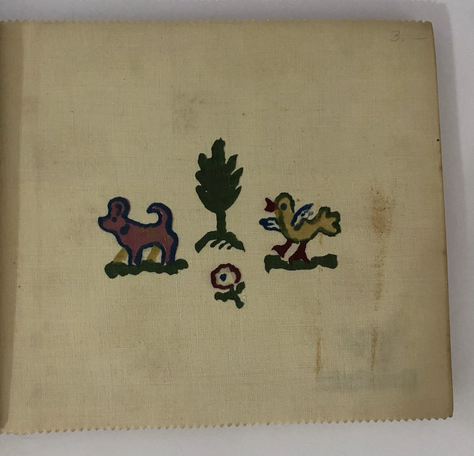 La Plus Vieille Histoire du Monde 1931 Françoise Seignobosc French CB Batik Gen. - Image 4 of 4