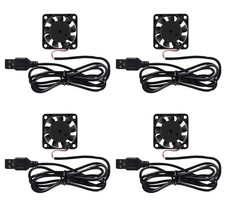 4 Pack USB Brushless Cooling Fan 40Mm High Performance DC 5V Speed 4200 RPM for